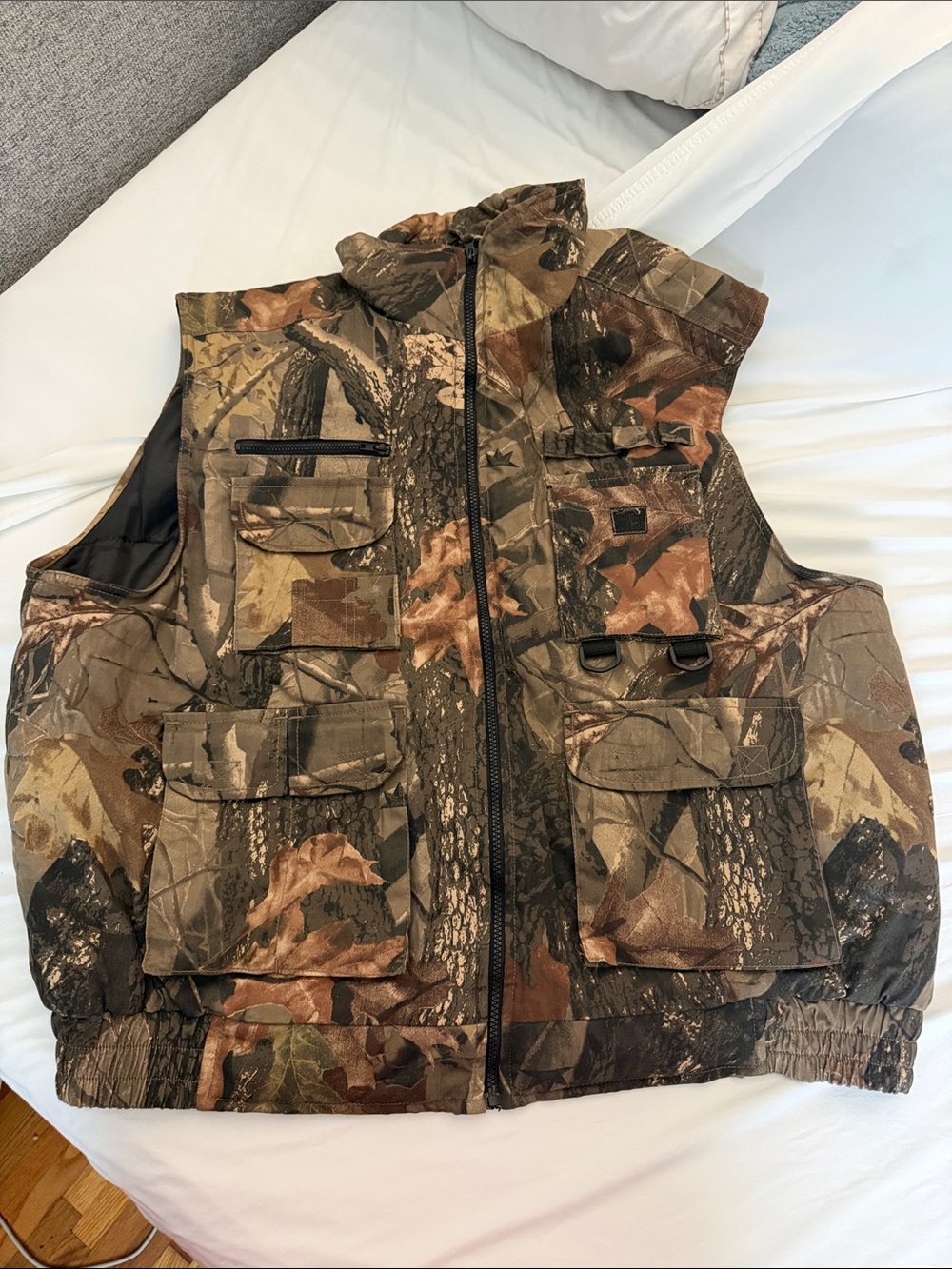 Men's Camouflage Utility Vest - Brown Camo 2XL